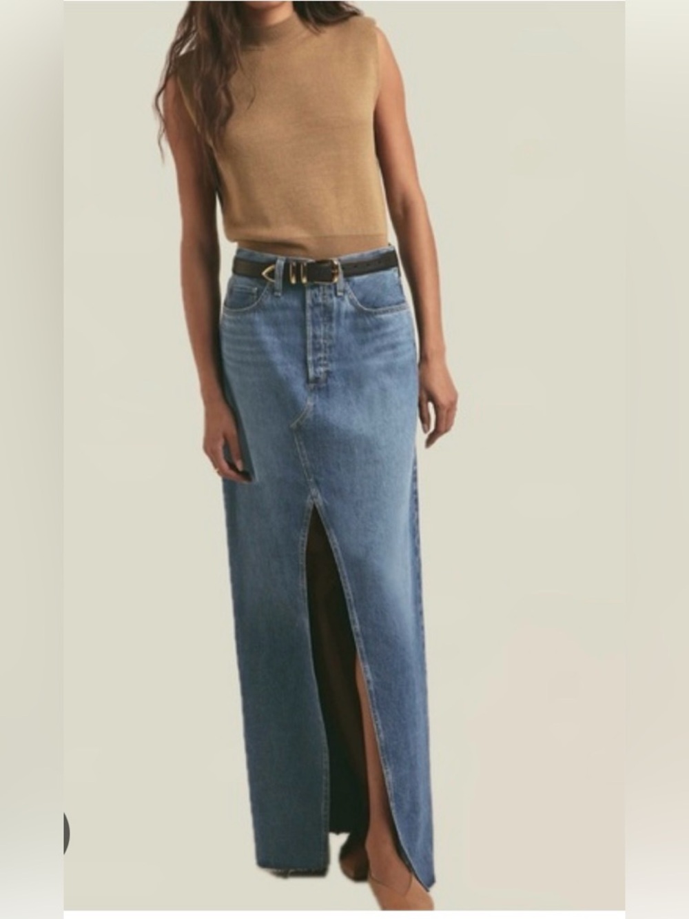Favorite Daughter Sunny denim maxi skirt size 30, nwt - Picture 8 of 8